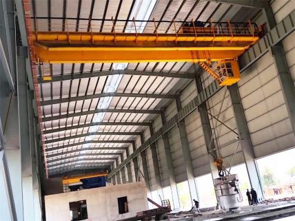 Casting bridge crane