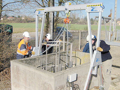 aluminium portable gantry crane