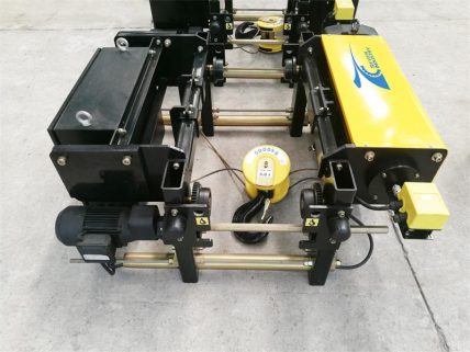 european type electric hoist with trolley