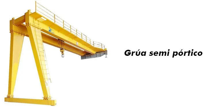 Grúa semi pórtico