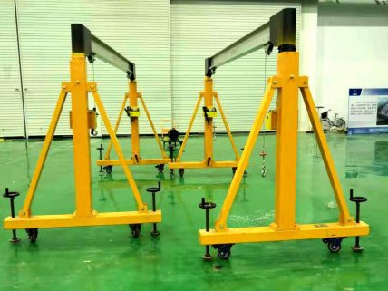 mobile gantry crane in the factory