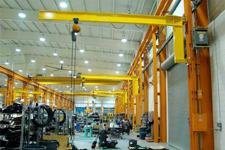 light duty wall mounted jib crane